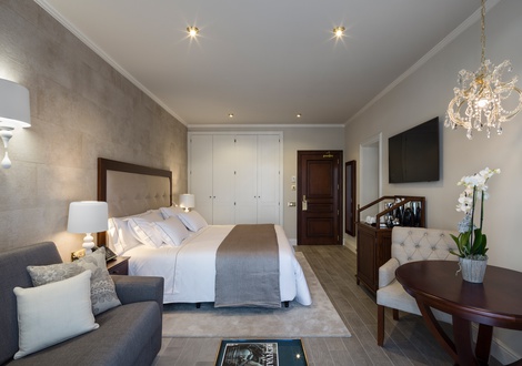 Standard room with garden view Hotel Casa Vilella Sitges