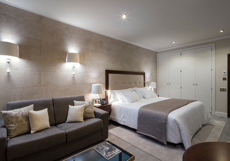 Standard room with garden view Hotel Casa Vilella Sitges